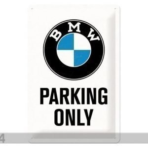 Nostalgic Art Retro Metallijuliste Bmw Parking Only 20x30 Cm