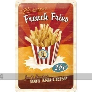 Nostalgic Art Retro Metallijuliste French Fries 20x30 Cm