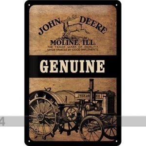 Nostalgic Art Retro Metallijuliste John Deere Genuine 20x30 Cm