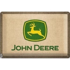 Nostalgic Art Retro Metallijuliste John Deere Logo 20x30 Cm