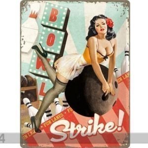 Nostalgic Art Retro Metallijuliste Strike 30x40 Cm