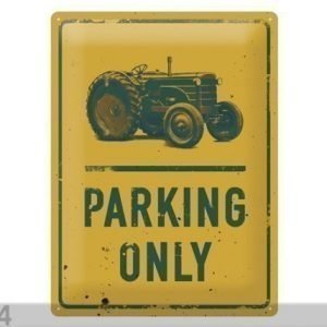 Nostalgic Art Retro Metallijuliste Tractor Parking Only 30x40 Cm