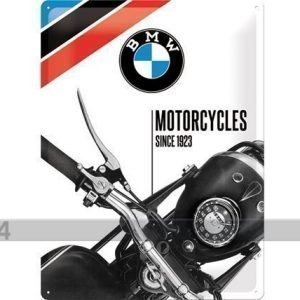 Nostalgic Art Retrotyylinen Metallijuliste Bmw Motorcycles Since 1923 30x40 Cm