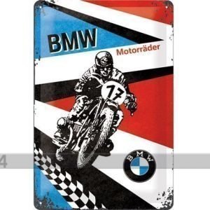 Nostalgic Art Retrotyylinen Metallijuliste Bmw MotorrÄder 20x30 Cm