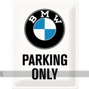 Nostalgic Art Retrotyylinen Metallijuliste Bmw Parking Only 30x40 Cm