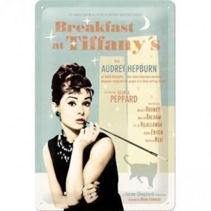 Nostalgic Art Retrotyylinen Metallijuliste Breakfast At Tiffany´S