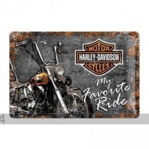 Nostalgic Art Retrotyylinen Metallijuliste Harley-Davidson My Favorite Ride 20x30 Cm