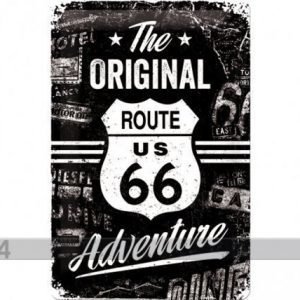 Nostalgic Art Retrotyylinen Metallijuliste Route 66 The Original Adventure 20x30 Cm