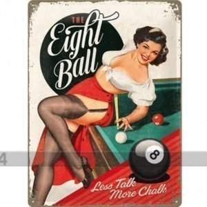 Nostalgic Art Retrotyylinen Metallijuliste The Eight Ball 30x40 Cm