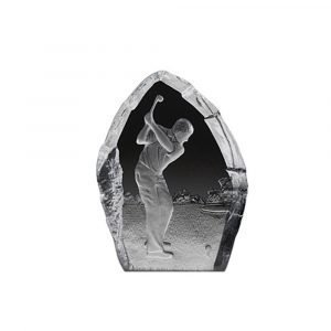 Nybro Crystal Block Tee Shot Pieni