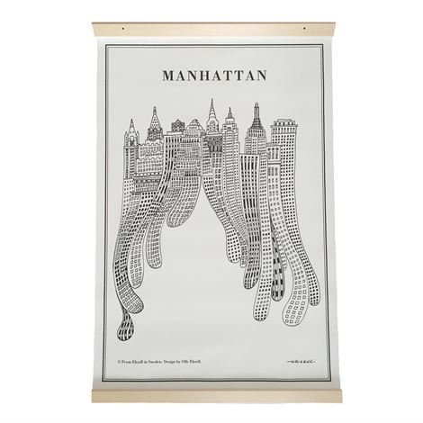 Olle Eksell Manhattan Canvas Juliste 40x60 cm