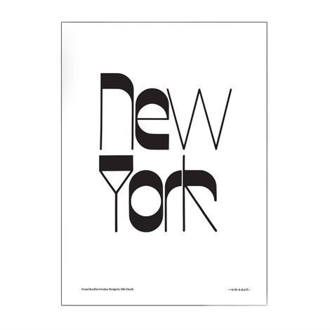 Olle Eksell New York Juliste 50x70 cm