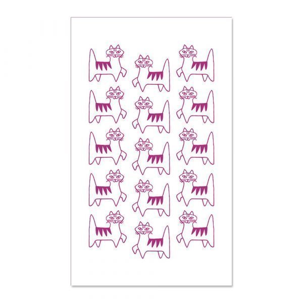 Opto Design Felix Froteepyyhe Valkoinen / Cerise 50x30 Cm