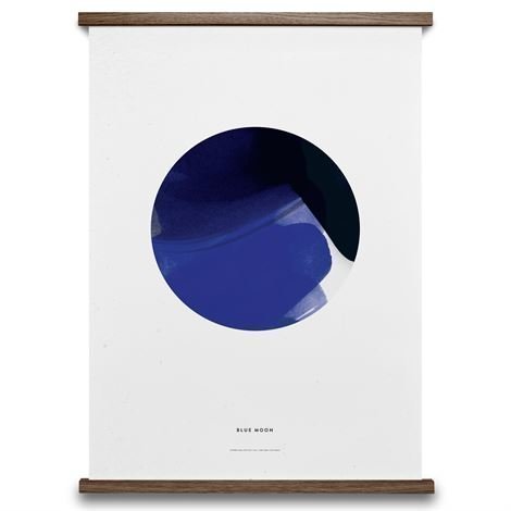 Paper Collective Blue Moon Juliste 50x70 cm