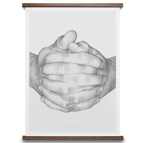 Paper Collective Folded Hands Juliste 50x70 cm