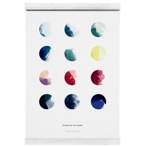 Paper Collective Moon Phases Juliste