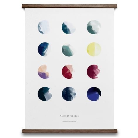 Paper Collective Moon Phases Juliste 50x70 cm