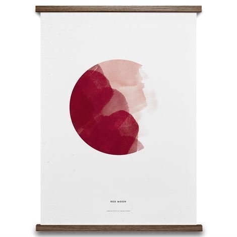Paper Collective Red Moon Juliste 50x70 cm