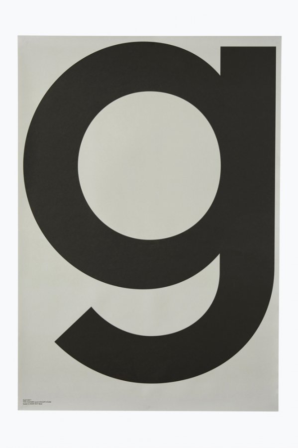 Playtype G Grey Juliste 70x100 Cm