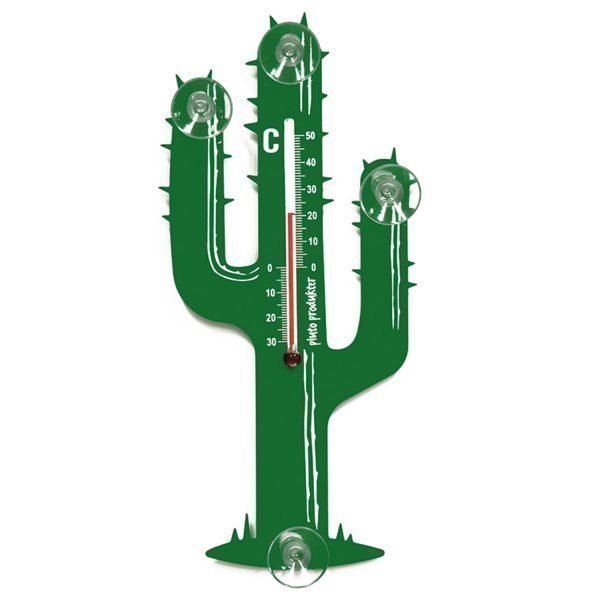 Pluto Lämpömittari Kaktus Vihreä