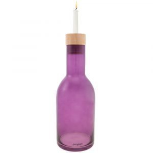 Ponpon Bottle Maljakko / Kynttilänjalka Violetti 305 Mm