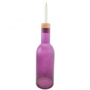 Ponpon Bottle Maljakko / Kynttilänjalka Violetti 368 Mm