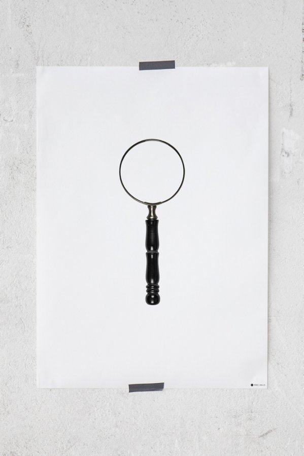 Rebel Walls Vintage Magnifying Glass Juliste 50x70 Cm