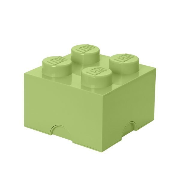 Room Copenhagen Lego Säilytyslaatikko 4 Keltavihreä