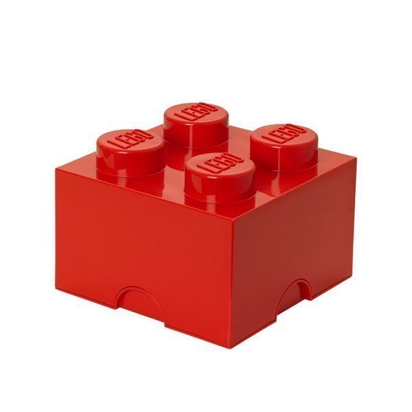 Room Copenhagen Lego Säilytyslaatikko 4 Punainen