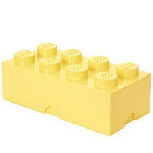 Room Copenhagen Lego Säilytyslaatikko 8 Pastellinkeltainen