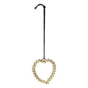 Rosendahl Heart Wreath Goldplated 6 Cm