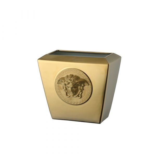 Rosenthal Versace Medusa Gold Maljakko Kulta 18 Cm