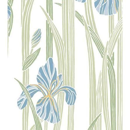 Sandberg Wallpaper Iris Tapetti Sininen