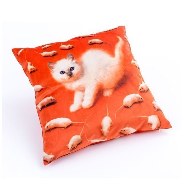 Seletti Toiletpaper Tyyny Kitten 50x50 Cm