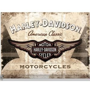 Sg Retrotyylinen Metallijuliste Harley-Davidson Motorcycles 30x40 Cm