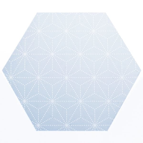 Siluett Frost Hexagon Laatta Ikkunakalvo