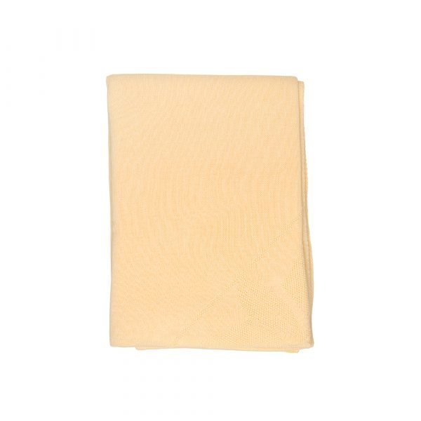 Simply Scandinavian Solid Star Knit Huopa Clouded Yellow 130x180 Cm