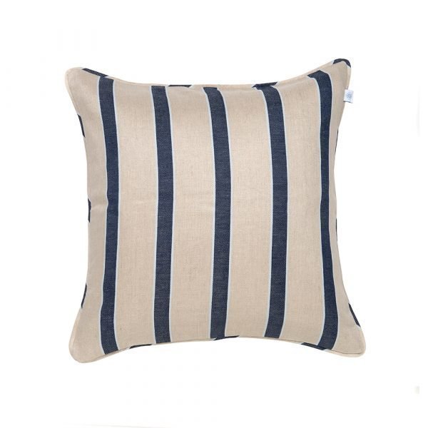 Simply Scandinavian Wide Stripe Linen Tyyny Putty 50x50 Cm