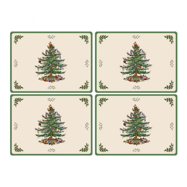 Spode Christmas Tree Pöytätabletti 40x29 Cm 4-Pakkaus