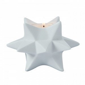 Star Candleholder Kynttilänjalka Valkoinen 10 Cm