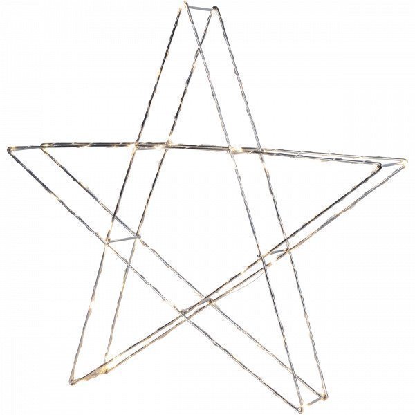 Star Trading Pöytätähti Kromi 45x43 Cm