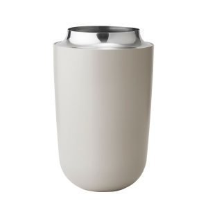 Stelton Concave Maljakko Large Vaaleanharmaa