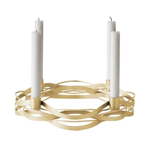 Stelton Tangle Adventtikynttilänjalka Messinki