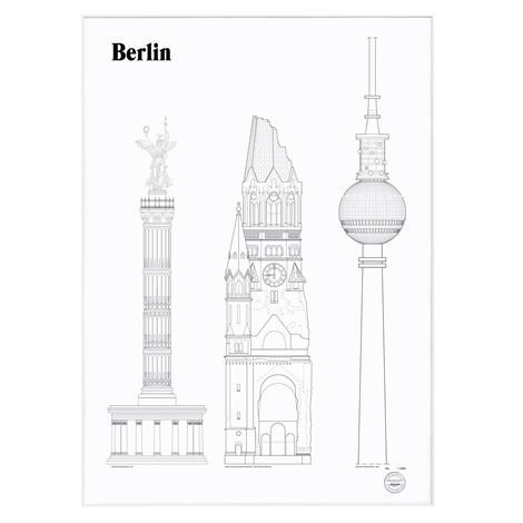 Studio Esinam Landmarks Juliste 50x70 cm Berlin