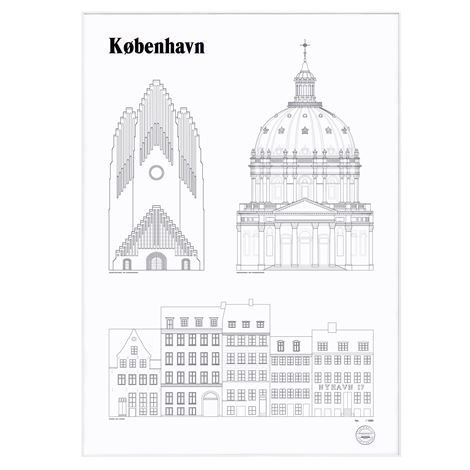 Studio Esinam Landmarks Juliste 50x70 cm København