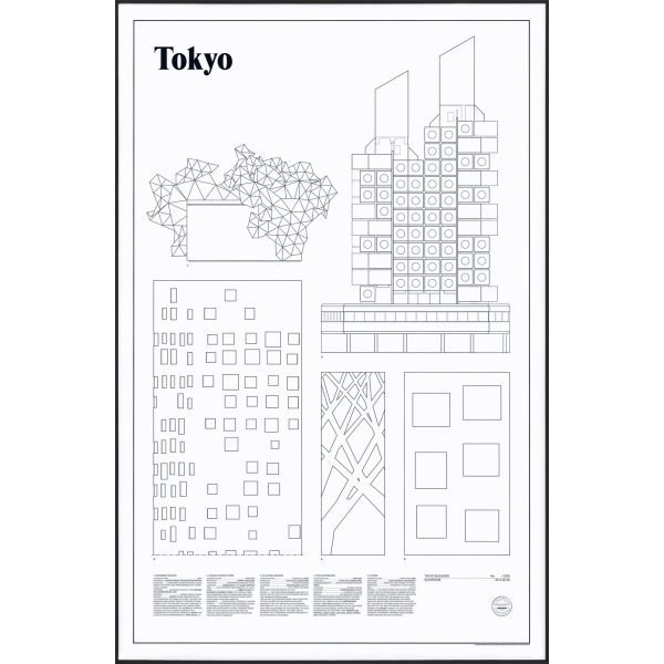 Studio Esinam Tokyo Elevations Juliste