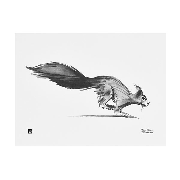 Teemu Järvi Illustrations Orava Juliste 30x40 Cm