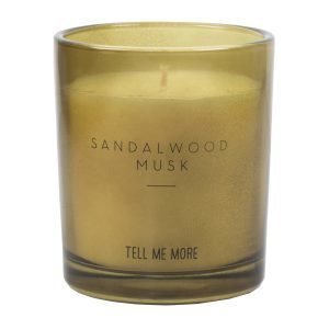 Tell Me More Noir Tuoksukynttilä Sandalwood Musk