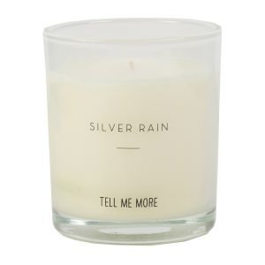 Tell Me More Soy Wax Tuoksukynttilä S Silver Rain