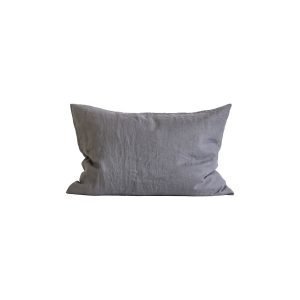 Tell Me More Washed Linen Tyynyliina Dark Grey 50x70 Cm 2 Kpl